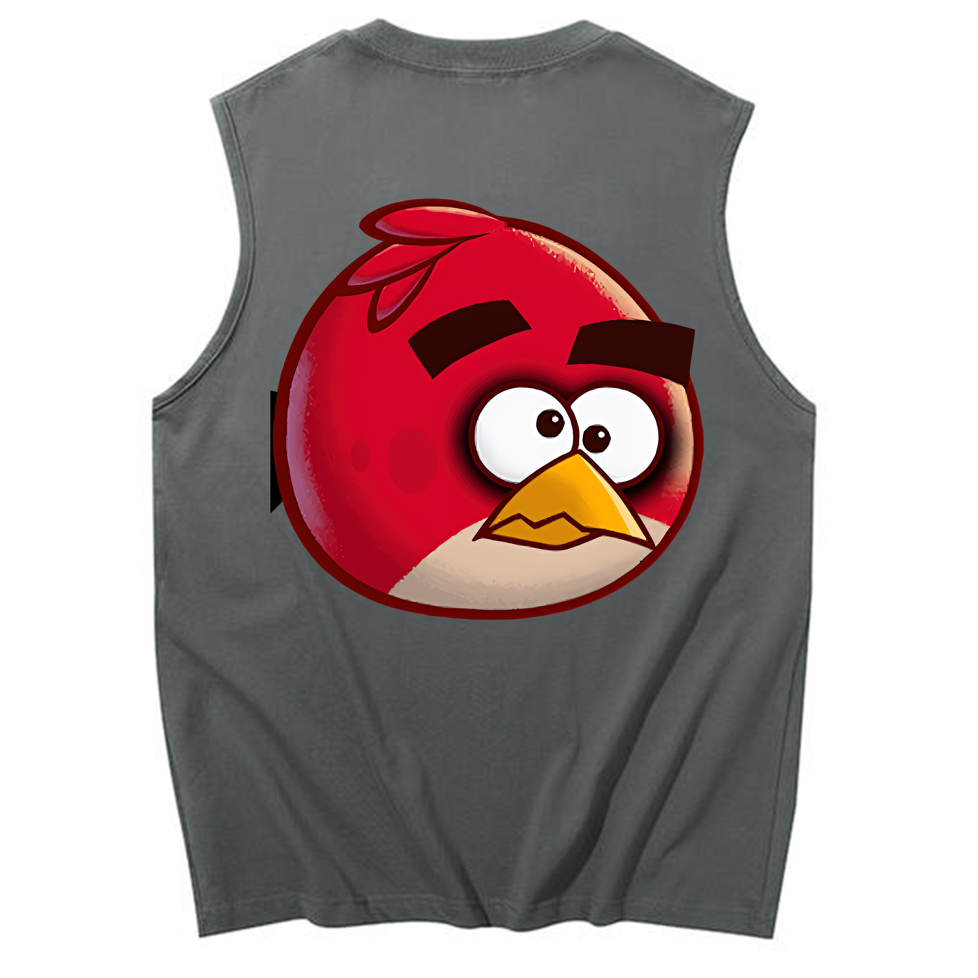 （画像用） Angry Birds アングリーバード コットン100％タンクトップ（背面プリント）